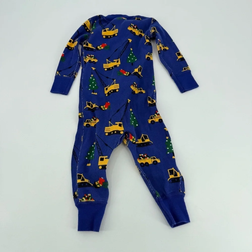 Hanna Andersson Zippy Construction Pajamas 12-18 months 75